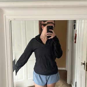 Lululemon dark grey speckled quarter zip